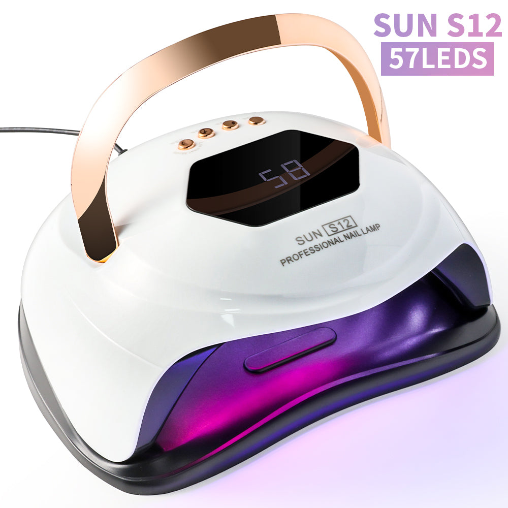 UV LED Nail Lamp, Professional UV Nail Dryer Light For Gel Nails With 57 Beads, Fast Curing Gel Polish Lamp Auto Sensor 4 Timer Setting, Nail Art Drying Tools For Fingernail And Toenail EX-STOCK Canada 
