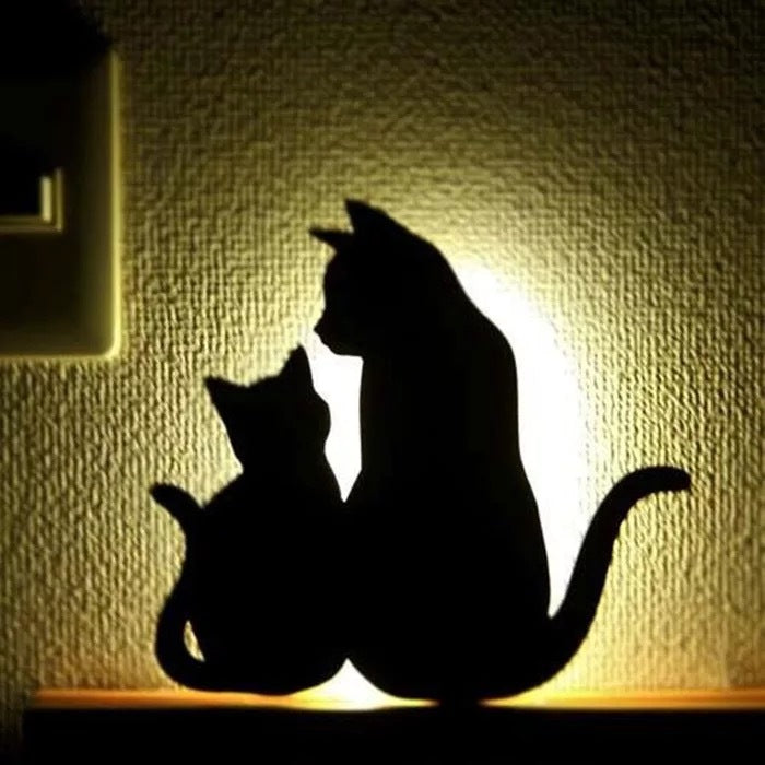 LED Animal Silhouette Night Light – Sound Sensor Wall Lamp for Kids Bedroom | 18 Designs