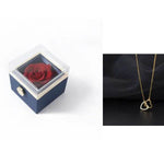 Fashion Acrylic Rotating Valentine Rose Jewelry gift Box - EX-STOCK Canada