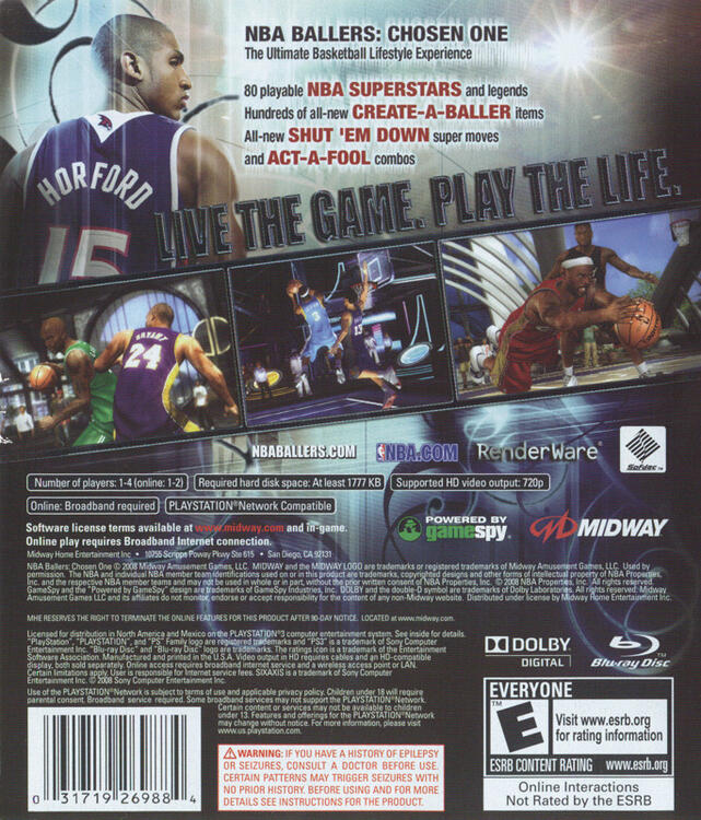 NBA Ballers: Chosen One 