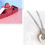 Hot Valentine's Day Gifts Metal Rose Jewelry Gift Box Necklace For Wedding Girlfriend Necklace Gifts - EX-STOCK CANADA
