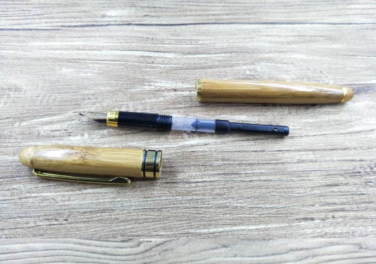 Bamboo Pen Bamboo Pen Pen Ball Pen Lettering Customer Gift Hard Pen Neutral Bamboo Pen - EX-STOCK Canada