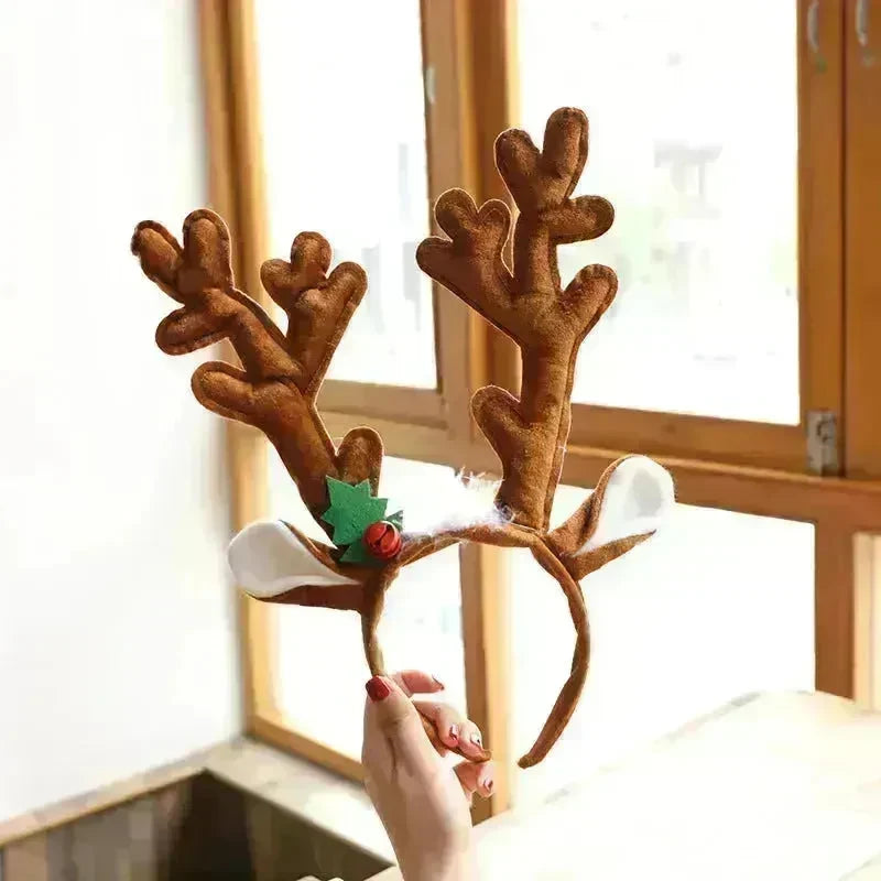 Christmas big deer horn Headband - EX-STOCK CANADA