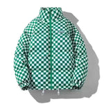 New Fall Winter Checkered Cotton padded Down Puffer Jacket men - EX-STOCK CANADA