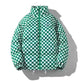 New Fall Winter Checkered Cotton padded Down Puffer Jacket men - EX-STOCK CANADA