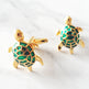 Men's Enamel Turtle Cufflinks – Copper Electroplated Animal Cufflinks | Canada & USA