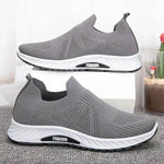 Casual Slip-on Mesh Sports Shoes Flying Woven Soft Breathable Running Walking Flat Shoes Men - EX-STOCK Canada