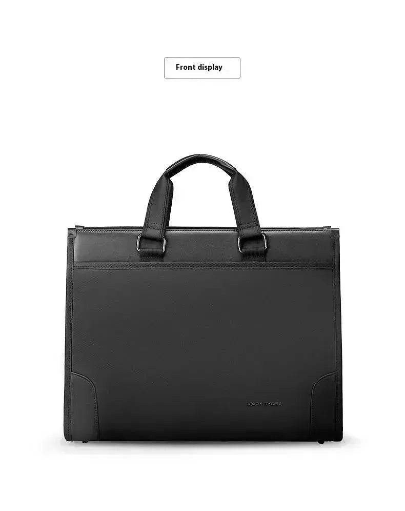 Men's Business Handheld Notebook Computer Best Leather Black Briefcase - EX-STOCK Canada