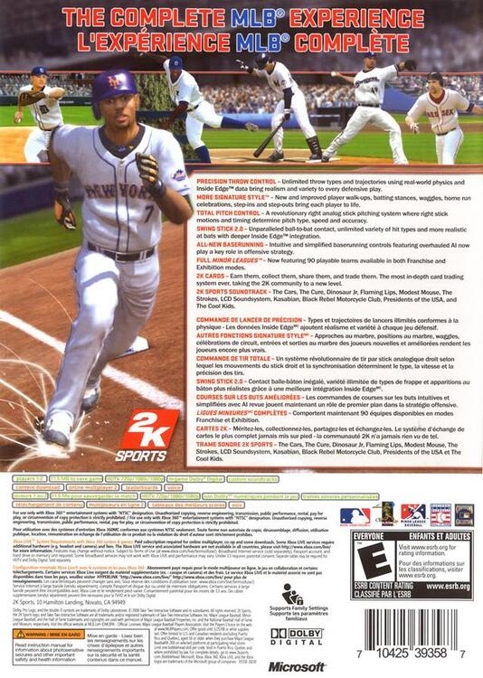Major League Baseball 2K8 