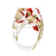 Dried Flower Resin Forest Handmade Dried Flower Epoxy Ring - EX-STOCK Canada