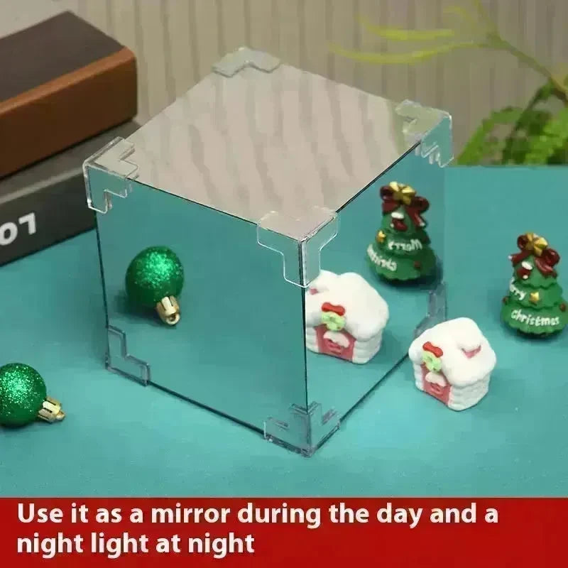 Christmas Cube Night Light Lamp Desktop Decoration Christmas gifts - EX-STOCK CANADA