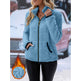 Double-Sided Fleece Zip-Up Cardigan - Casual Plush Hooded Jacket for Men Women Winter Warm Outerwear | EX-STOCK product gallery photo 6