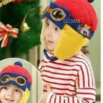 Baby and Toddler Winter hat Hooded Winter Pilot  Beanie Warm baby cap - EX-STOCK CANADA