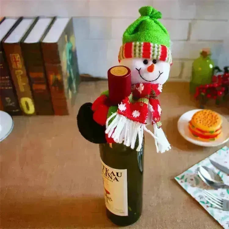 Christmas Decorations Christmas Wine Bottle Socks - EX-STOCK CANADA
