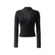 Long sleeve gym top for women Slim fit Half Zip Fitness Workout Top - EX-STOCK Canada