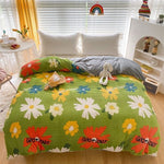 Double-sided Warm Coral Fleece Duvet Cover EX-STOCK Canada 