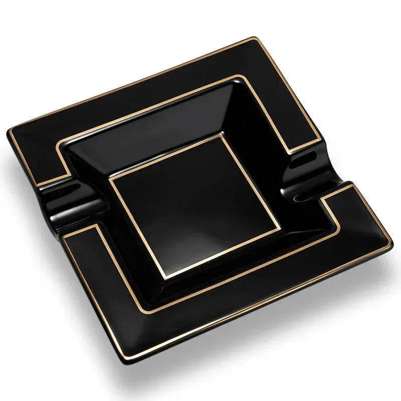 Luxury Ceramics Double slots Cigar Ashtray - EX-STOCK Canada