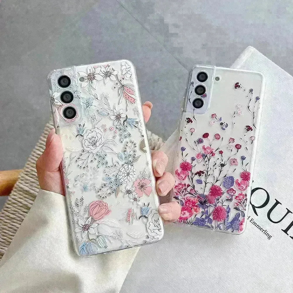 Beautiful Small Floral Phone Case - EX-STOCK CANADA