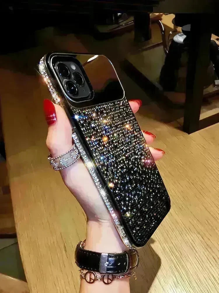 Silicone Gradual Rhinestone iphone case Apple Phone Protective  Case - EX-STOCK CANADA