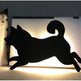 LED Animal Silhouette Night Light – Sound Sensor Wall Lamp for Kids Bedroom | 18 Designs