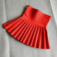 Girls Autumn Clothing Knitted Skirt High Waist Pleated Mini Skirt - EX-STOCK Canada