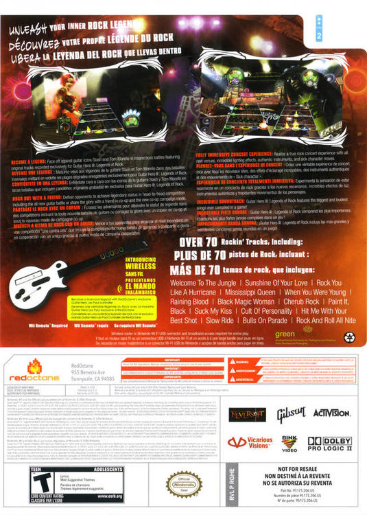 Guitar Hero III - Legends of Rock (Guitare non incluse) 