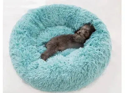 Round Long Hairy Autumn And Winter Nest Pad Cat Mattress - EX-STOCK CANADA