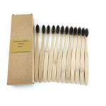 Eco friendly 12 Bamboo toothbrushes - EX-STOCK Canada