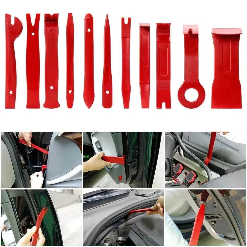 Plastic 19pcs Car Radio Panel Trim Dashboard Removal Set Easy Carry Disassemble Repair tool - EX-STOCK Canada
