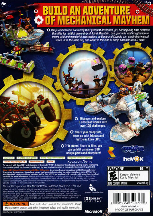 Banjo-Kazooie: Nuts & Bolts [With Map] 