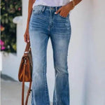 High-rise stretch bootcut jeans - EX-STOCK Canada