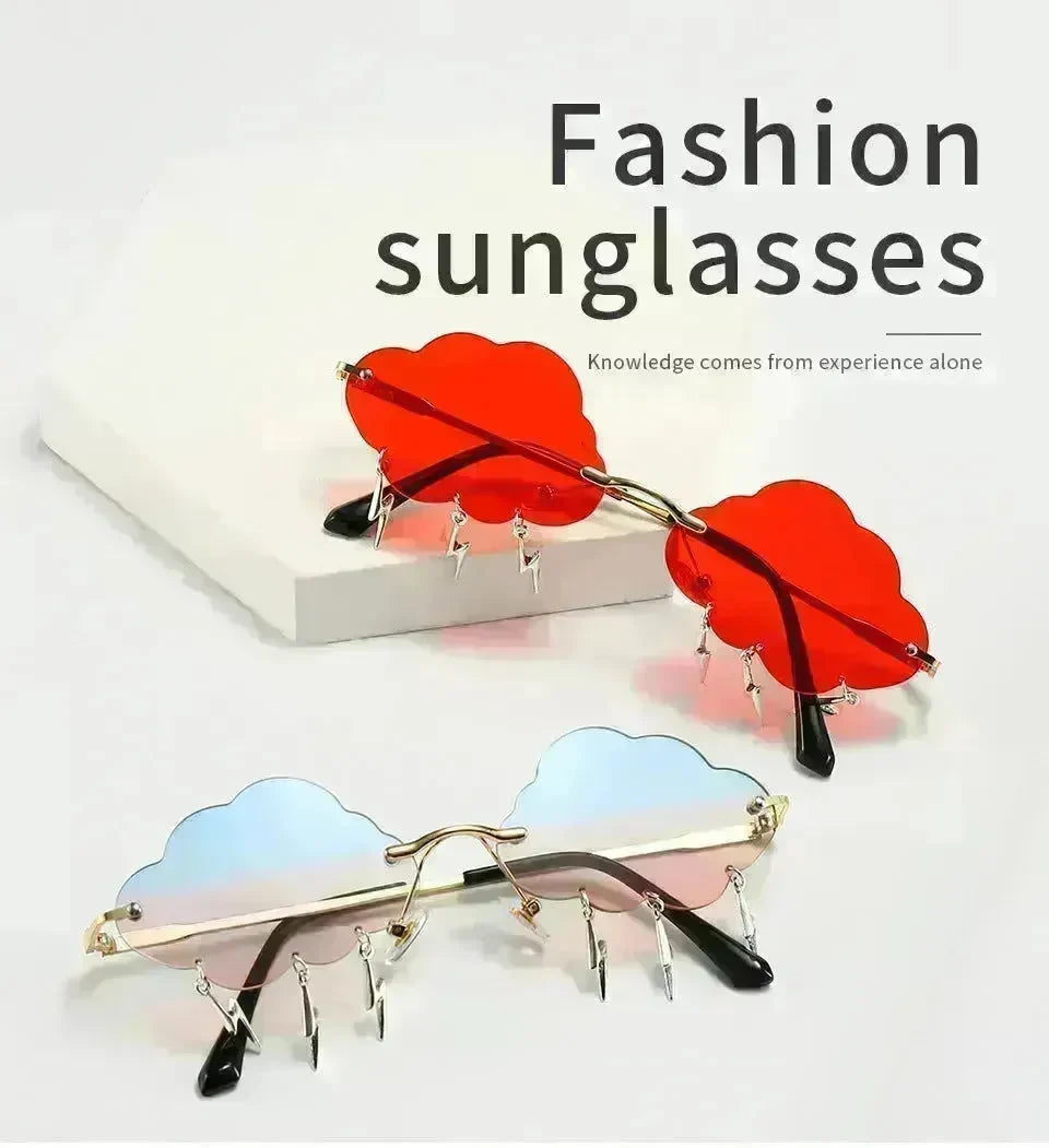 Fashion Trend Cloud Chain Polarized Sunglasses for Women - EX-STOCK CANADA