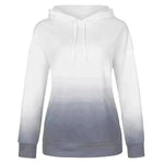 Women Tie-dye print hooded long sleeves - EX-STOCK CANADA