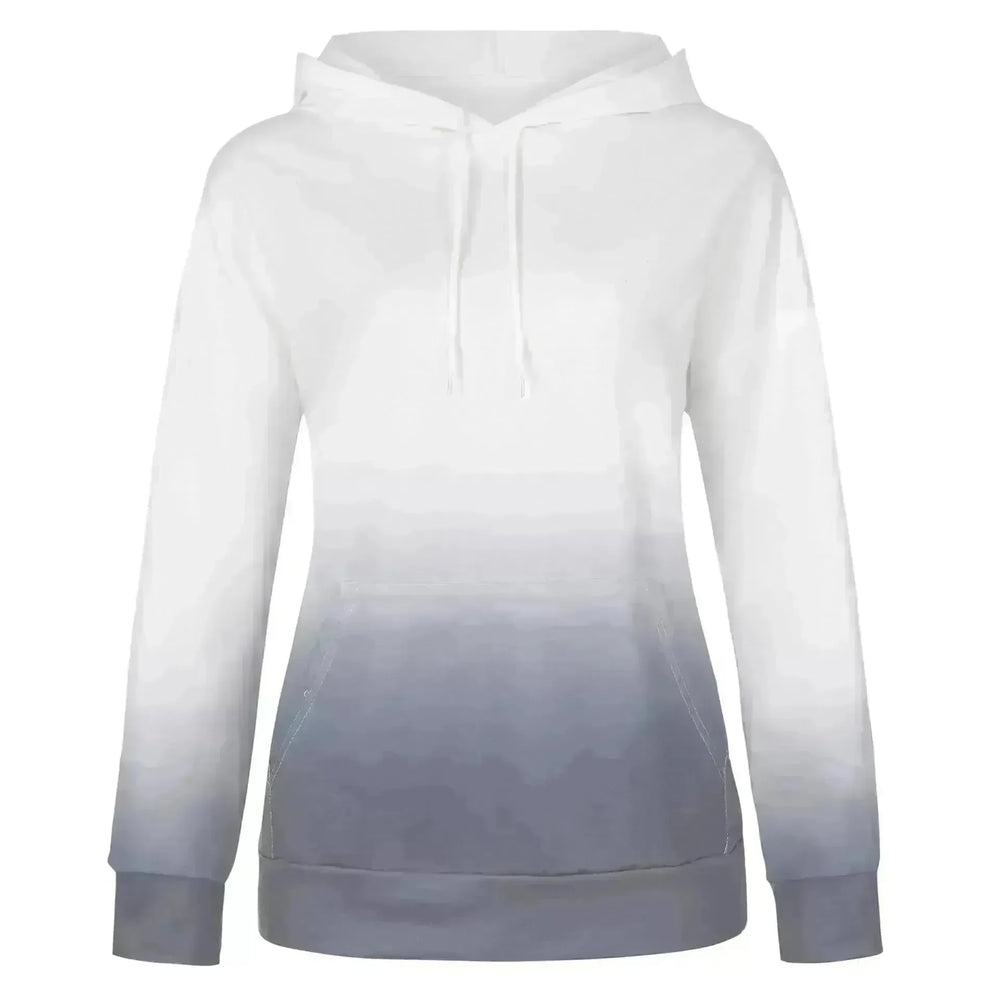 Women Tie-dye print hooded long sleeves - EX-STOCK CANADA
