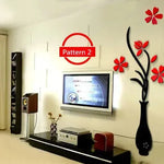 Creative vase acrylic 3D wall sticker Home Wall Decals - EX-STOCK CANADA