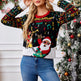 Elk Jacquard Santa Claus Knitted Sweater EX-STOCK Canada 