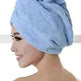 Women's Microfiber Hair Dryer Cap Absorbent Hair Towel. - EX-STOCK CANADA