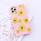 Floral Printed Liquid Silicone mobile phone case Unisex - EX-STOCK CANADA