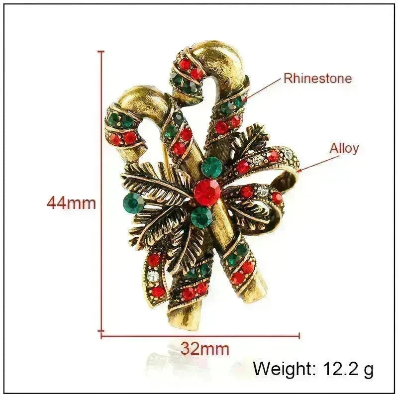 Christmas suit pin brooch - EX-STOCK CANADA