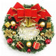 Christmas Wreath Clover Wreath Natural Pine Decorative Christmas Garland with Frost - EX-STOCK CANADA