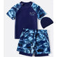Older Boys Fashion Printed Casual Swimsuit Suit Two piece for boys Swimwear for boys - EX-STOCK Canada