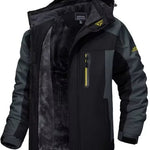 Winter Hooded Jacket Fashion Casual Warm Fleece Coat Windproof Rainproof Parka Windbreaker Men's Top EX-STOCK Canada 