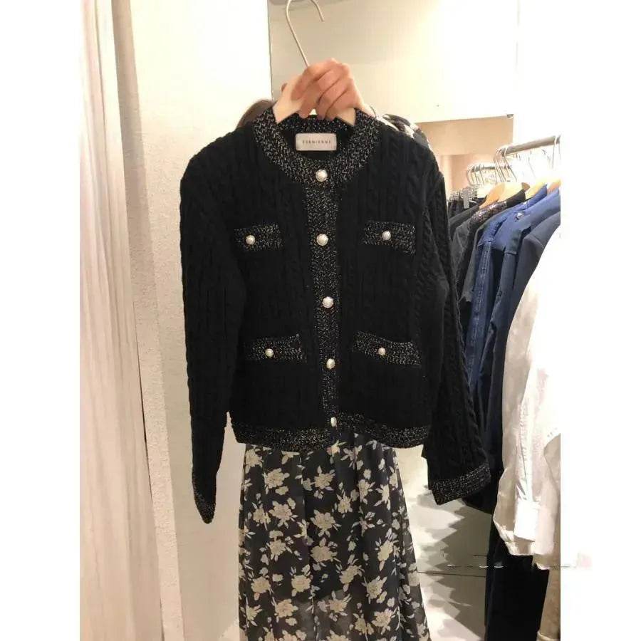 New Autumn Winter Ladies Button Twist Knit Sweater Cardigan - EX-STOCK Canada