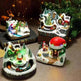 Christmas Rotating Resin Luminous Music Box Ornaments - EX-STOCK CANADA
