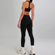 High-intensity Sports Suit Outdoor Running Nude Feel Workout Clothes Slimming High Waist - EX-STOCK CANADA