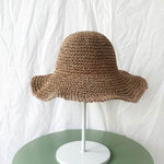 Summer Vacation Beach Outdoor foldable Large Brim Bucket Sun Hat for Women - EX-STOCK Canada