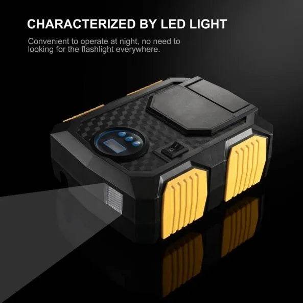 Digital Tire Inflator - DC 12 Volt Car Portable Air Compressor - EX-STOCK Canada