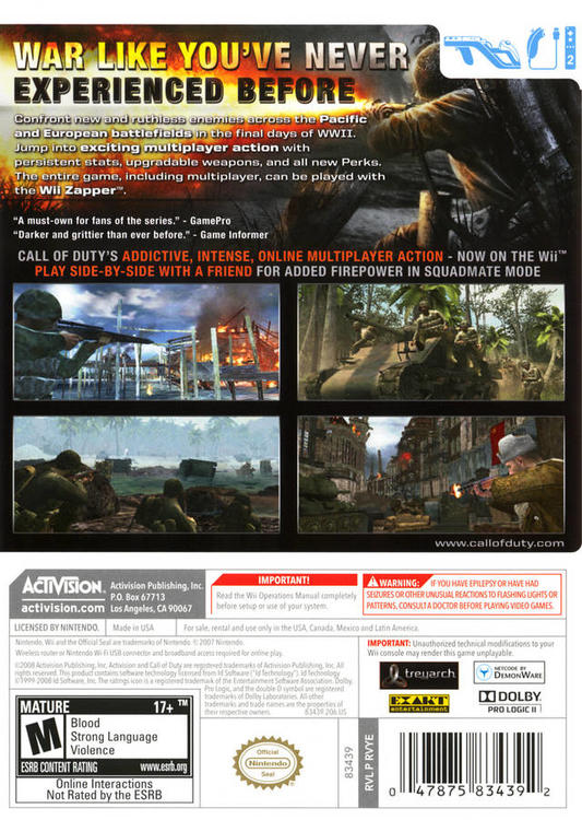 Call of Duty - Le monde en guerre 