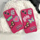 Embroidered Love Cherry Patch iphone Case women - EX-STOCK CANADA