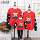 Family Christmas Deer Santa claus sweatshirt - EX-STOCK Canada